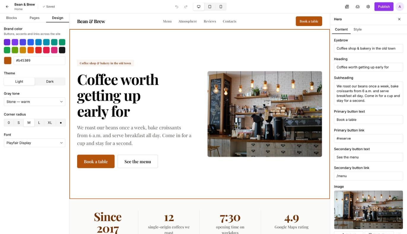 Site design